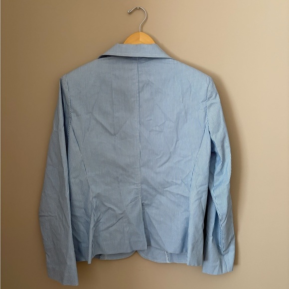 Kim Rogers Blue Blazer with Notched Lapel and Tailored Silhouette size Medium - Picture 3 of 3